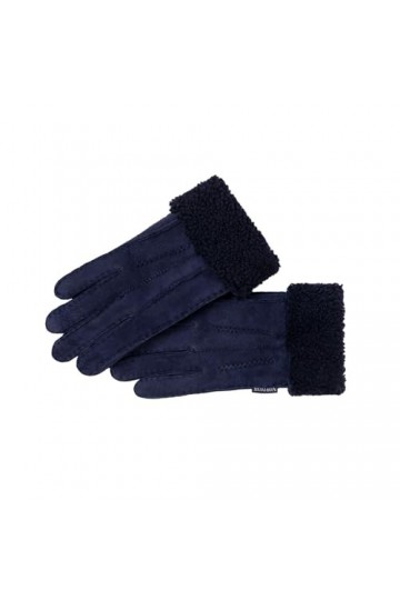 Nordvek - Gants pour femme avec bordures en fourrure - cuir de mouton véritable - 301-100