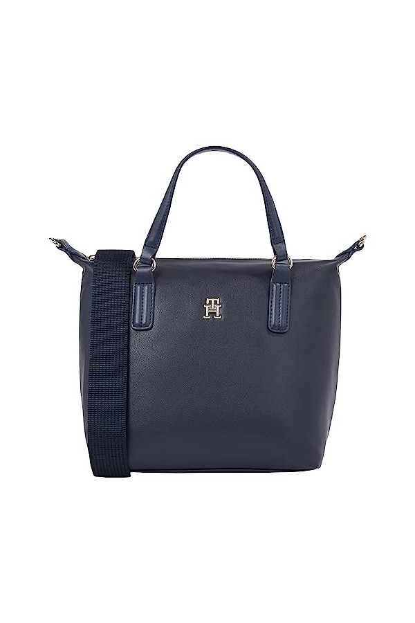 Tommy Hilfiger Poppy Plus Petit sac fourre-tout, noir, taille unique, Noir, Taille unique, Décontracté