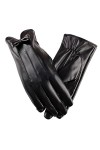 Gants dhiver en cuir PU pour femme - Chaud - Pour écran tactile - Pour la conduite
