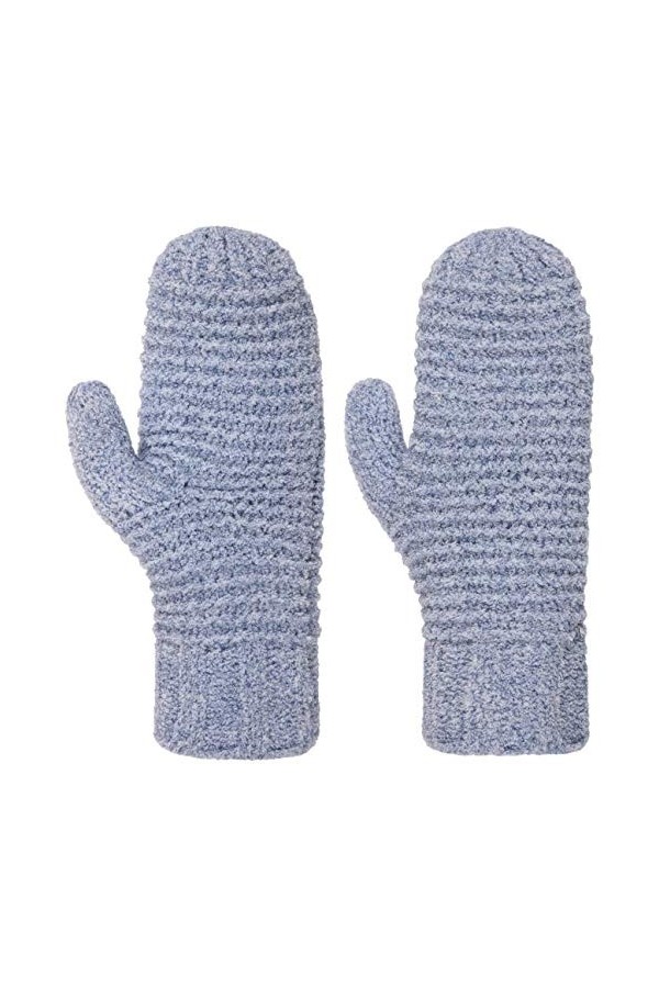 Seeberger Moufles Tajana Soft paire de gants pour femme taille unique - bleu-mouchete 