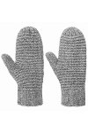 Seeberger Moufles Tajana Soft paire de gants pour femme taille unique - gris-mouchete 