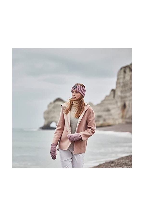 Seeberger Moufles Tajana Soft paire de gants pour femme taille unique - gris-mouchete 