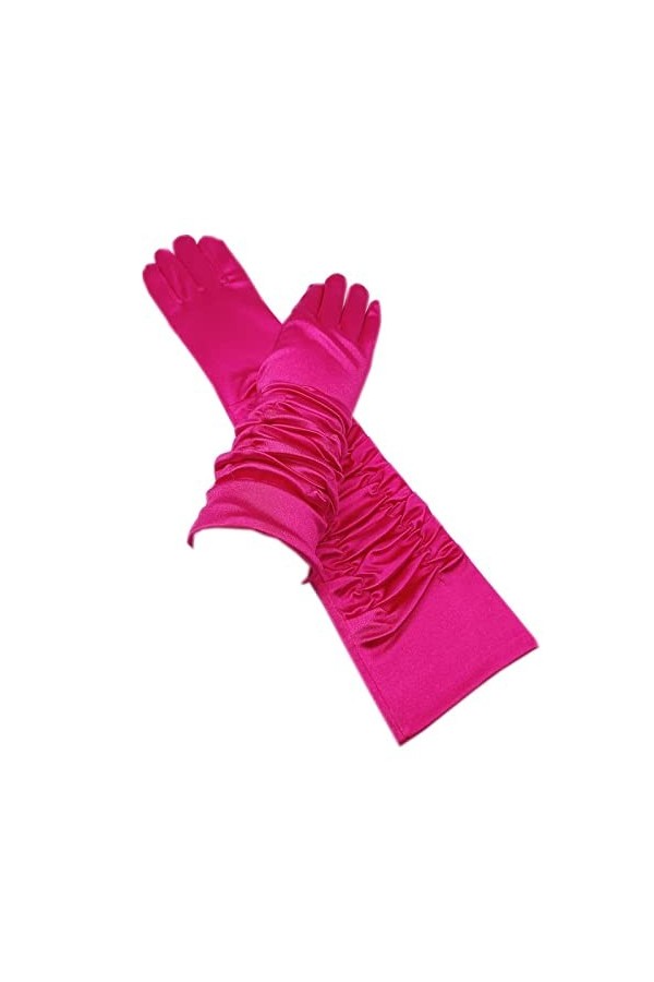 Focisa Gants Gloves Moufles Hiver Homme Femme Gants Dames Satin Manches Longues Bras Anti-Éclatement Sac Dîner Spectacle Robe