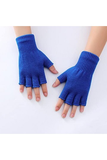 Focisa Gants Gloves Moufles Hiver Homme Femme Gants Tricotés pour Hommes Écran Tactile Gants De Couleur Unie De Haute Qualité
