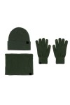 Femmes et hommes automne hiver chaud mignon laine chapeau écharpe gants souple trois pièces hiver neige tricot bonnet moufles