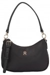 Tommy Hilfiger Sac à bandoulière Poppy, Hobo Femme, Black, One Size
