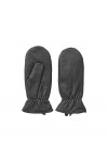 Pieces Pcnellie Leather Mittens Noos Gants, Noir Black Black , Large Femme