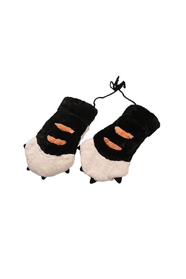Garder au chaud Gants dhiver avec doublure en peluche épaisse - Gants mignons for femmes - Gants épaissis confortables doux 
