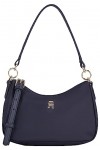 Tommy Hilfiger Sac à bandoulière Poppy, Hobo Femme, Black, One Size