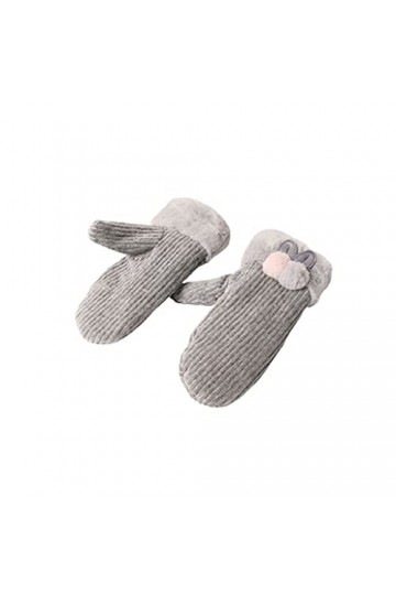 ZAJ Garder au Chaud Gants Thermiques for Femmes - Gants Doux dhiver - Gants Mittens Mittens - Gants par Temps Froid avec Dou