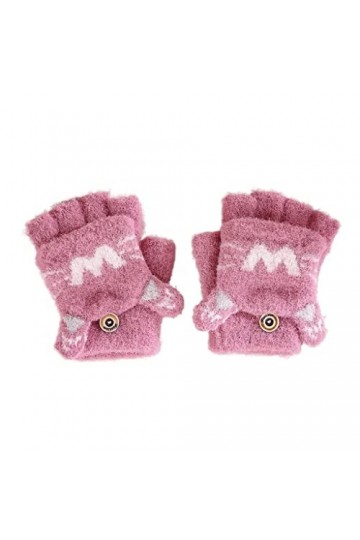 moisture Gants dhiver pour Hommes/Femmes Gants Convertibles hivernaux retournez Les Mitaines supérieures avec écran Tactile 