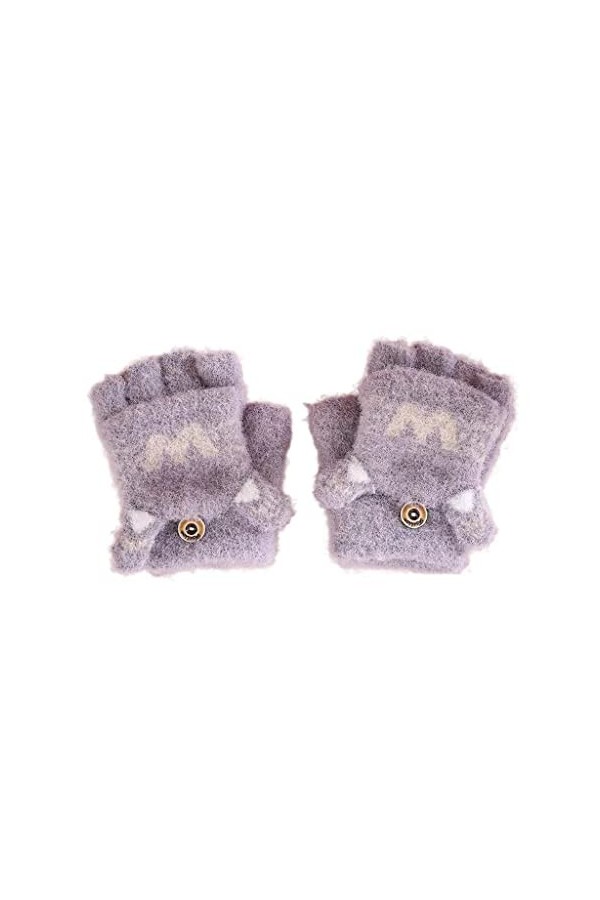 moisture Gants dhiver pour Hommes/Femmes Gants Convertibles hivernaux retournez Les Mitaines supérieures avec écran Tactile 