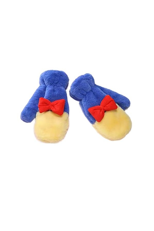 Gants dhiver pour Hommes/Femmes Femmes épais Tricot Chaud Chaud et Velours Couleur Couleur épaisseur Arc en Molleton Chaud G