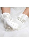 WAAZI Gants Mitten Gants de mariée avec de Belles Baguettes Gants de dîner Mitaines for Femme Hiver Chaud par Temps Froid
