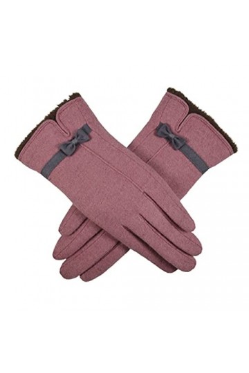ZAJ Garder au Chaud Gants de Doigts fractionnés - Gants Thermiques à écran Tactile dhiver - Gants Chauds for Femmes - Gants 