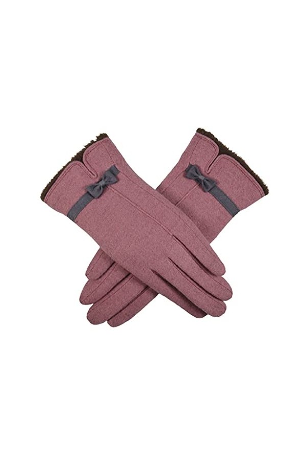 ZAJ Garder au Chaud Gants de Doigts fractionnés - Gants Thermiques à écran Tactile dhiver - Gants Chauds for Femmes - Gants 