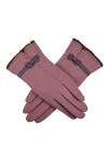 ZAJ Garder au Chaud Gants de Doigts fractionnés - Gants Thermiques à écran Tactile dhiver - Gants Chauds for Femmes - Gants 