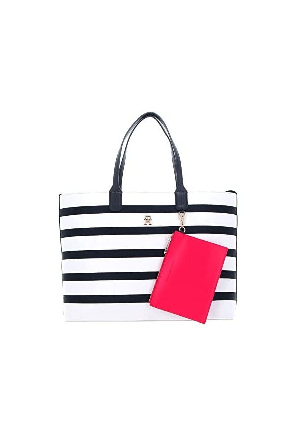 Tommy Hilfiger Iconic Tommy Tote Stripes Breton Stripes Mix