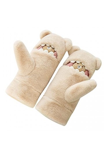 ZAJ Garder au Chaud Gants Thermiques Confortables Doux - Gants Chauds dhiver Automne - mittes dhiver Mignonnes for Femmes -