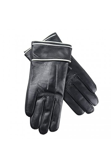 wrtgerht Gants Mitaines Femmes Femmes Hiver Automne Gants opérer écran Chaud Gants Velours Cuir Gants Mitaines Gants Color :