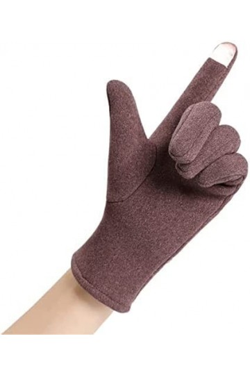 TIANYIA Gants en Tricot Gants complets, écran Tactile avec nœud Mignon et Gants en Velours, Mitaines en Coton Chaud dhiver p