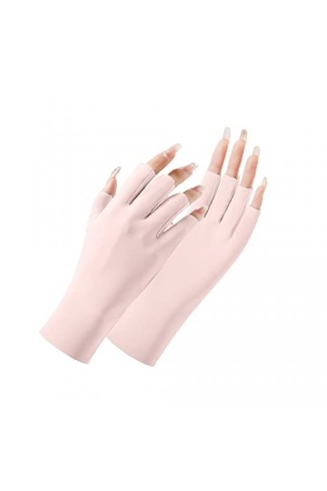 WAAZI Gants dété Protection de Conduite sans Doigts en Plein air Femmes Gants Mitaines for Femmes Temps Froid chauffé Colo
