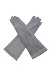 Gants dhiver tendance pour femme 35 cm en daim super doux
