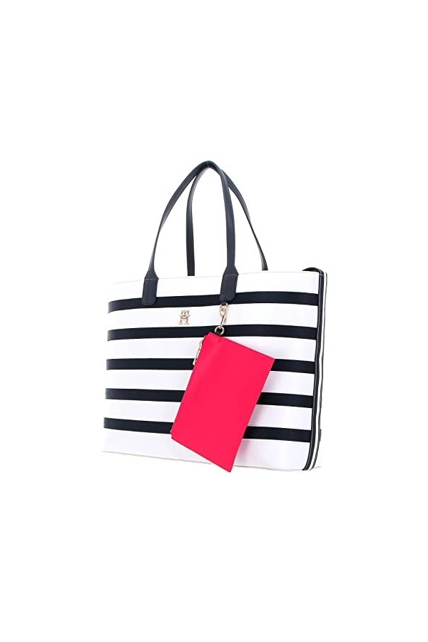 Tommy Hilfiger Iconic Tommy Tote Stripes Breton Stripes Mix