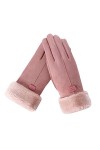 Focisa Gants Gloves Moufles Hiver Homme Femme Gants pour Dames en Peluche pour Dames, Gants Épais Et Chauds, Gants De Ski en 