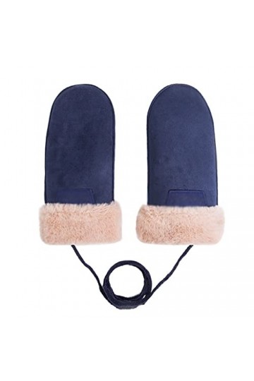 OPYTR Gants dhiver Conception Solide Couleur Gants dhiver for Les Femmes épais Chauds Gants Outdoor moufles Plus moufles Ve