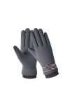 SYT-MD Gants, Gants Femme Hiver extérieur Coupe-Vent imperméable en Peluche Mitaines Chaudes Dame écran Tactile Mode Doux Fem