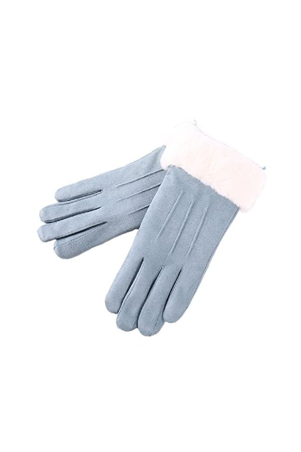 Gants dhiver plus en velours, gants chauds pour femme, automne et hiver, double couche en velours pour écran tactile, gants 