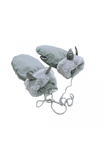 YIAAN Épaissir Gants Gants De Gants De Coton Mignons Winter Femmes Plus Velvet Gants De Lanière Chaudies À Moudre Et À La Cou