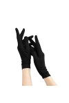 Gants de protection solaire tricotés respirants doigts fendus élastiques minces résistants aux ultraviolets gants en soie gan