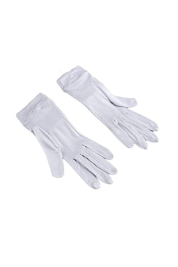 Gants de protection solaire tricotés respirants doigts fendus élastiques minces résistants aux ultraviolets gants en soie gan