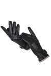 Gants dextérieur en fausse peau de mouton pour femme Noir Pointure 40