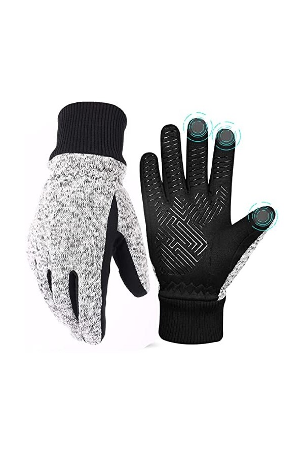 Gants Et Moufles Homme Gants Hiver Homme Chaud Gants DHiver Gants Chauds Pour Hommes Gants De Course Gants De Cyclisme À Écr