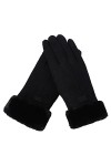 BEQUAH Gants pour femmes, gants dautomne et dhiver, mitaines chaudes en fourrure mignonnes moufles à doigts complets pour f