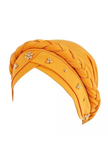 Bonnet Turban En Coton - Bonnet Chapeau Femme Turban Chimio Coton Pour Filles Chapeaux De Travail Turban Africain ÉCharpe De 