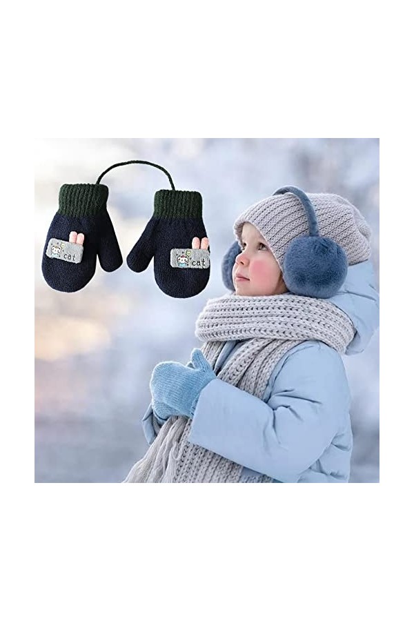 Générique Gants Chauffe-Mains pour bébé, Mitaines, Gants pour Enfants, Gants de Ski, garçons, Gants de Neige Chauds pour bébé