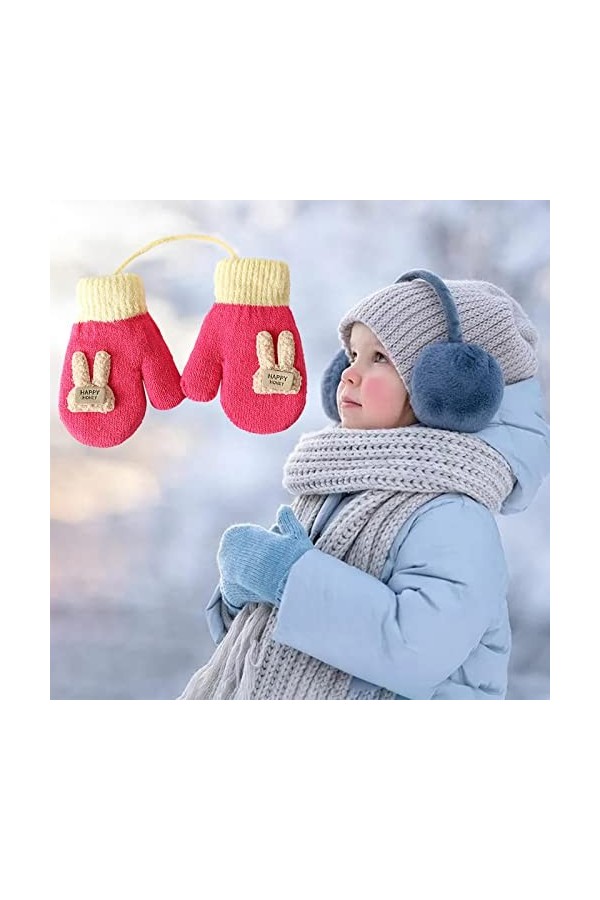 Générique Gants Chauffe-Mains pour bébé, Mitaines, Gants pour Enfants, Gants de Ski, garçons, Gants de Neige Chauds pour bébé