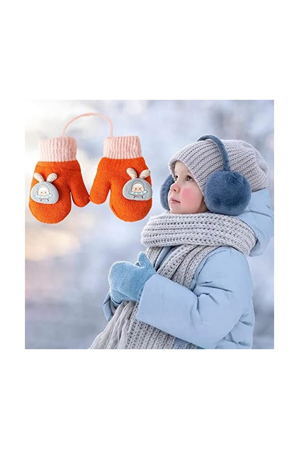 Générique Gants Chauffe-Mains pour bébé, Mitaines, Gants pour Enfants, Gants de Ski, garçons, Gants de Neige Chauds pour bébé