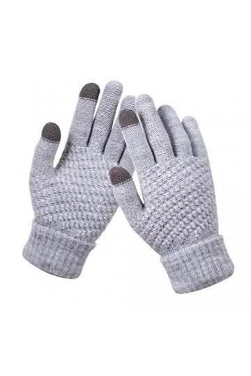 Gants dhiver 1 Paire de Gants pour Femmes en Cuir PU/Velours en Daim Gants de Conduite dhiver en Fourrure de Lapin Chauds e