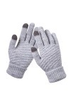 Gants dhiver 1 Paire de Gants pour Femmes en Cuir PU/Velours en Daim Gants de Conduite dhiver en Fourrure de Lapin Chauds e