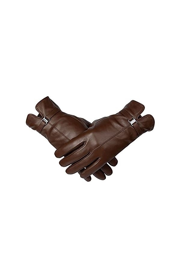 Gants dhiver pour femmes, gants en peau de mouton à écran tactile coupe-vent et imperméables, mitaines de sports de plein ai