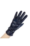 BLAIS Gants en fourrure de lapin, gants femme automne hiver velours épaissi gants écran, a, taille unique