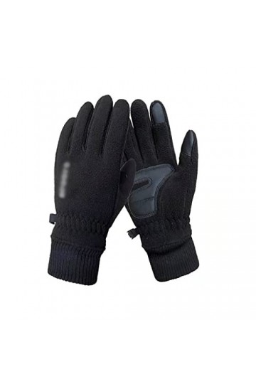 YIAAN Épaissir Gants Gants Chauds en Coton for Femme Et Velours De Velours À Écran Tactile Hiver Gants Doux Extérieurs Chauds