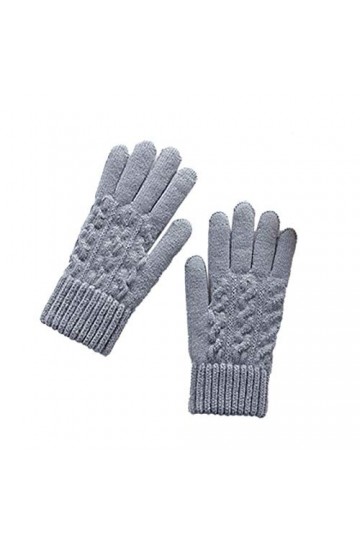 WAAZI Gant Acrylique Solide École Femme Femme Mitaines Color : Grau, Size : Einheitsgr��e 