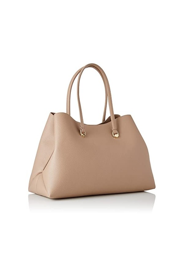 Tommy Hilfiger Sac Femme TH Emblem Workbag Fermeture Éclair, Marron Oat Milk , Taille Unique