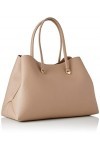 Tommy Hilfiger Sac Femme TH Emblem Workbag Fermeture Éclair, Marron Oat Milk , Taille Unique